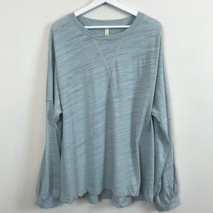 Wishlist Light Blue Long Sleeve Top Size S/M